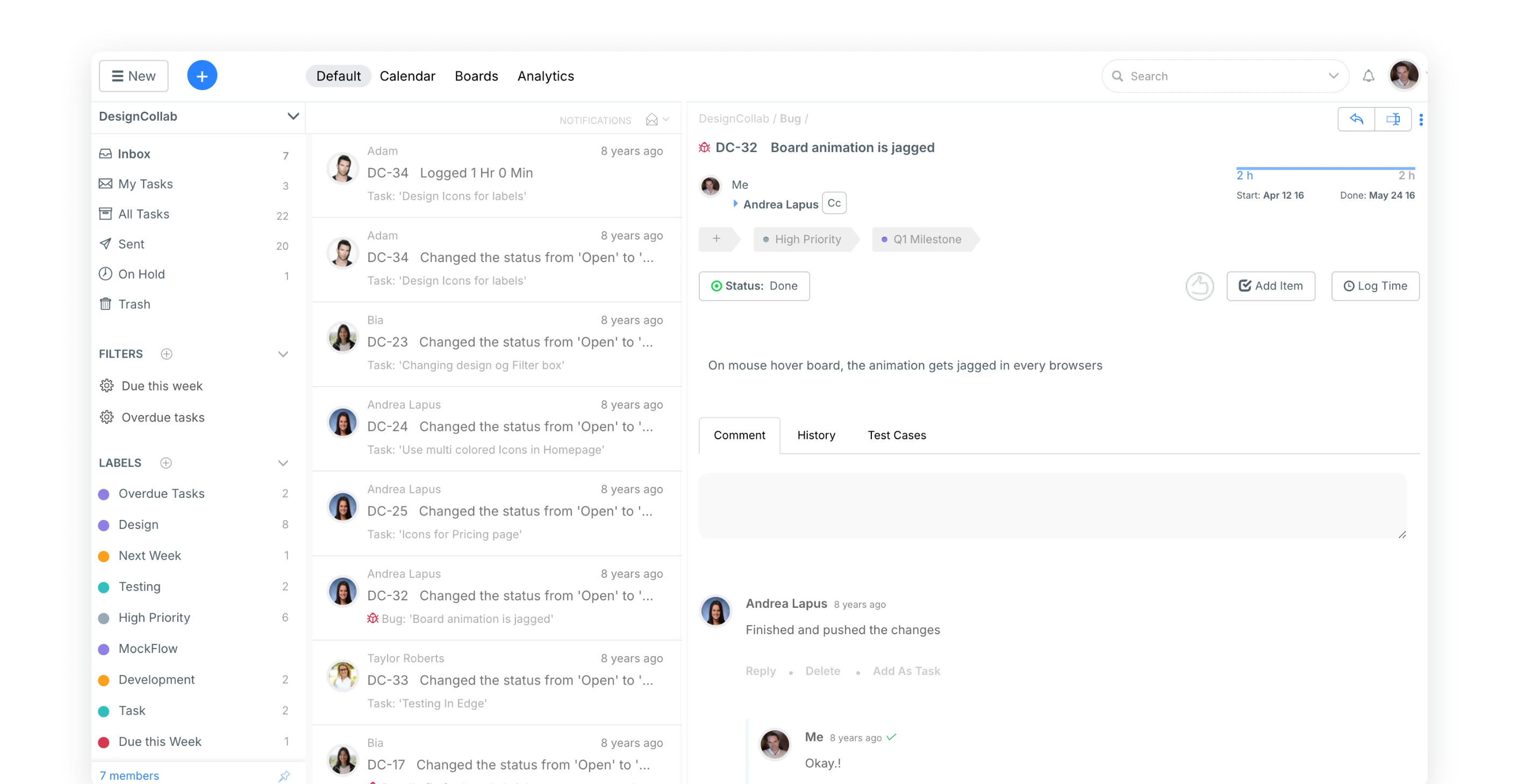 DevTask Dashboard